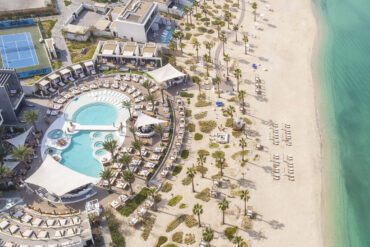 Nikki Beach Dubai aerial view