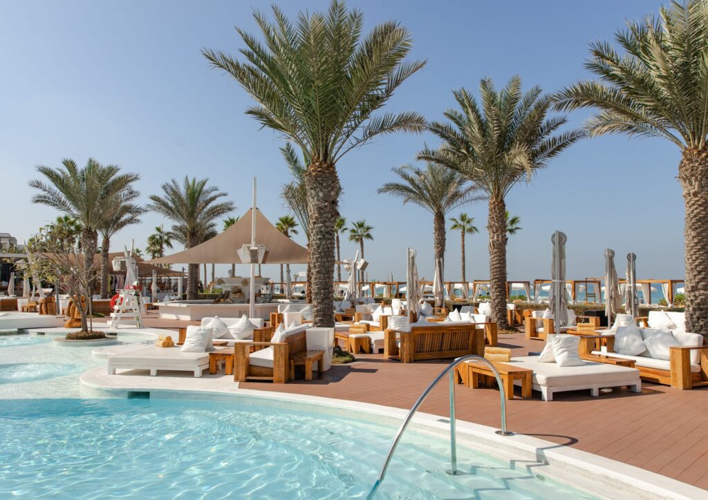Nikki Beach Dubai pool