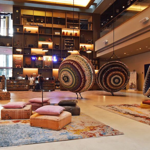25hours Hotel Dubai lobby
