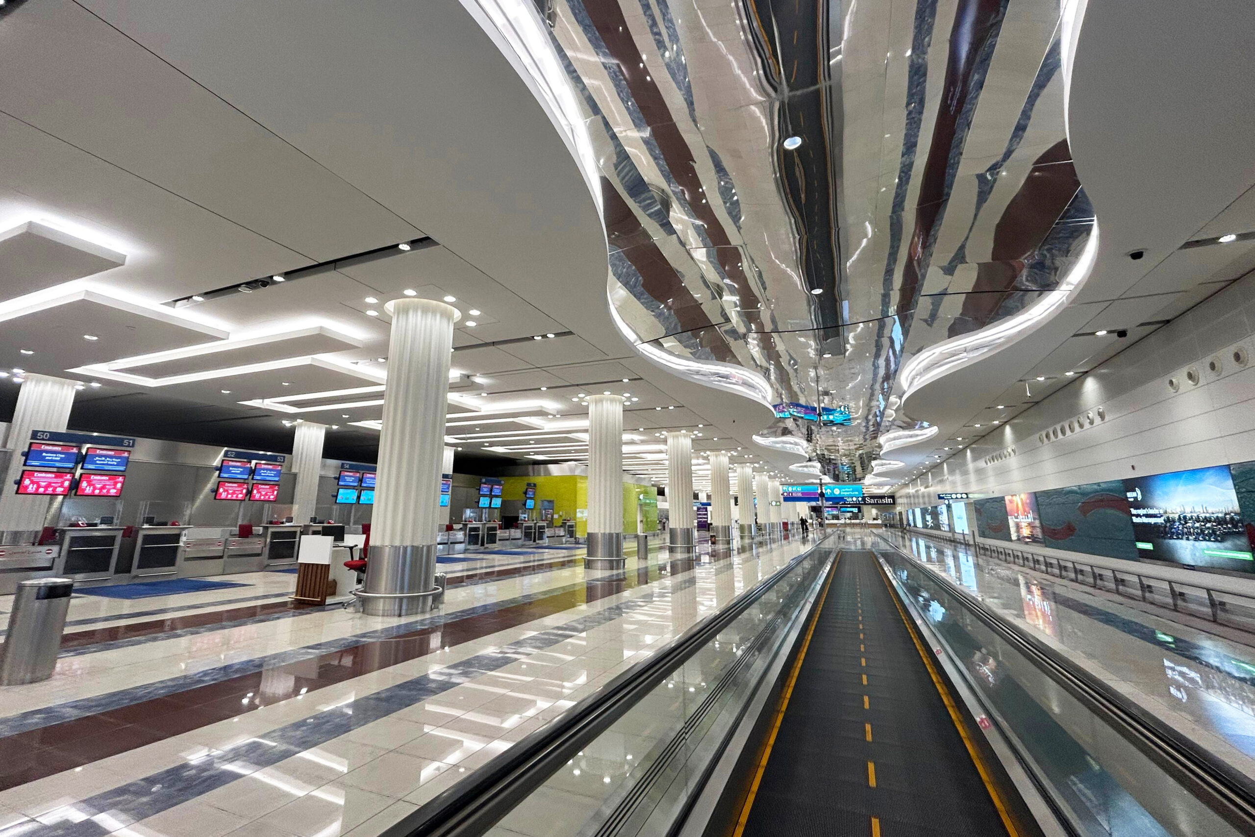 Emirates VIP Terminal for business class passengers at Dubai Airport