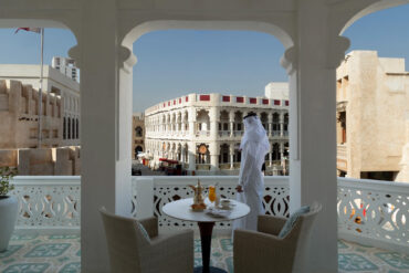Bismillah Hotel in Qatar private balcony