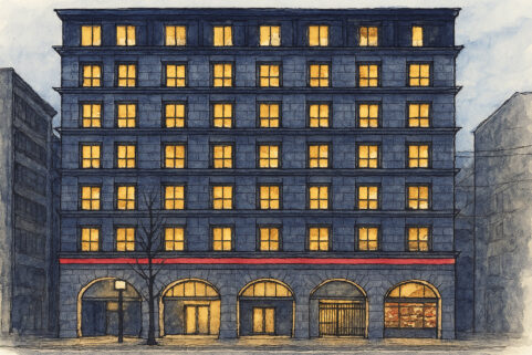Illustrated sketch of Fauchon L’Hôtel Kyoto